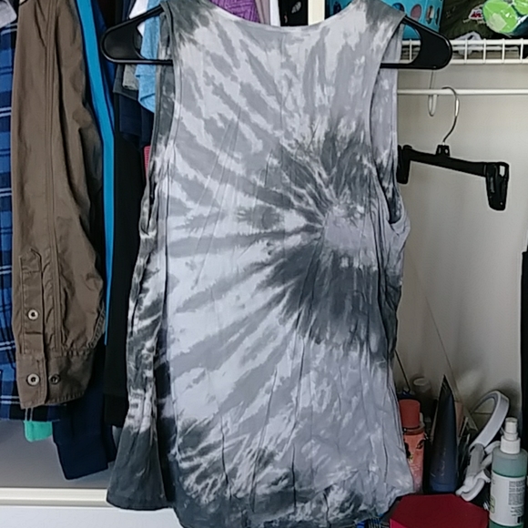 Grey tie-dye Mickey Mouse tank top - Picture 2 of 2